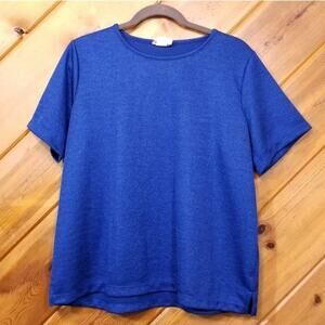 BonWorth Blue Tshirt Womens Size Small Petite SP  